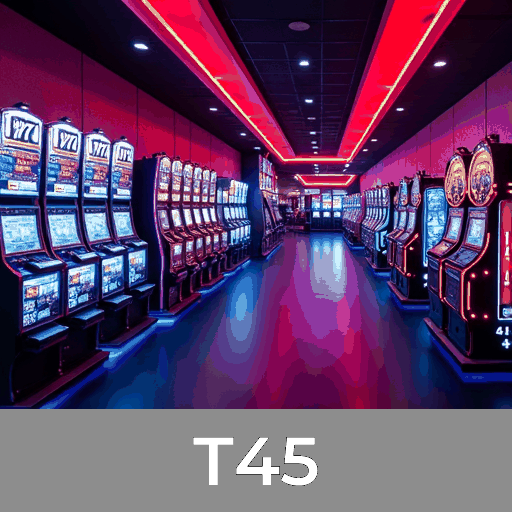 T45: Slots - Mega Jackpots, Mesa de Jogos - Estratégia Avançada, Live Dealer - Experiência Imersiva